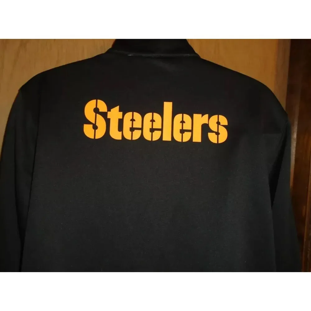 Pittsburgh Steelers Fanatics Mens Longitude Latitude Full Zip Track Jacket L